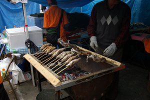 ヤマメの塩焼き