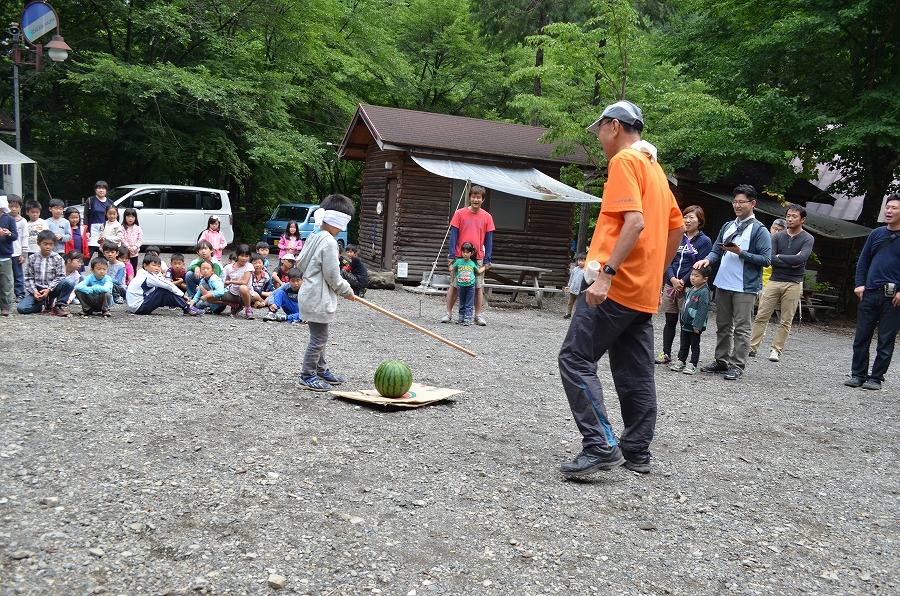 スイカ割り大会