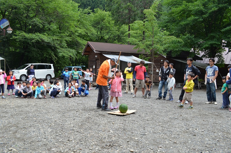 スイカ割り大会