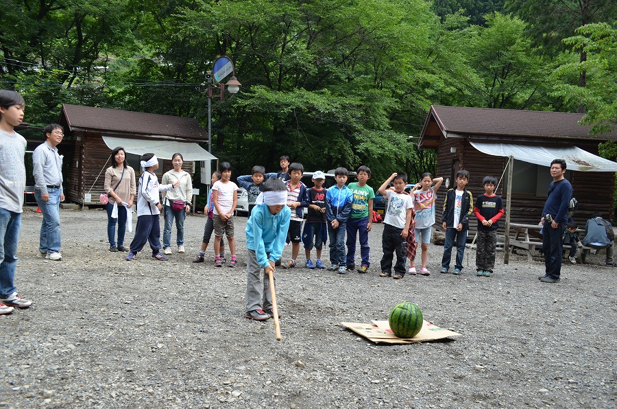 スイカ割り大会