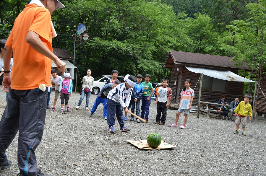 スイカ割り大会