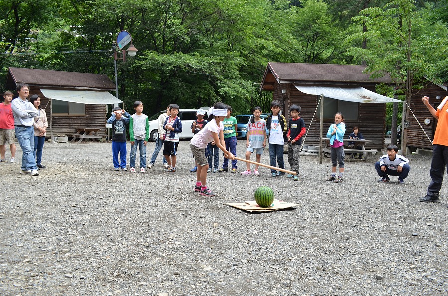 スイカ割り大会