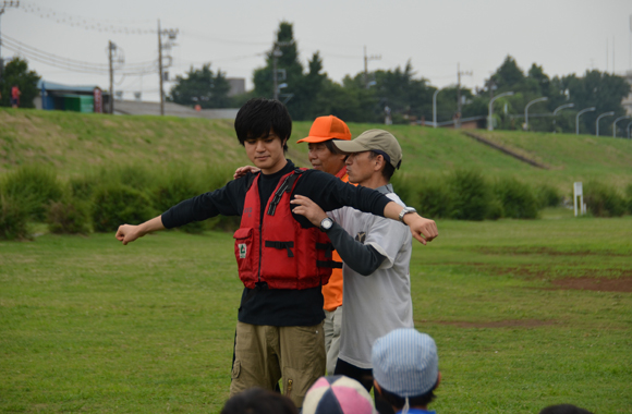 川の安全教室　～かっぱの川流れ～