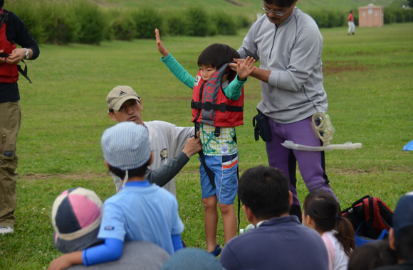 川の安全教室　～かっぱの川流れ～