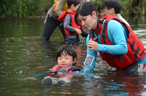 川の安全教室　～かっぱの川流れ～