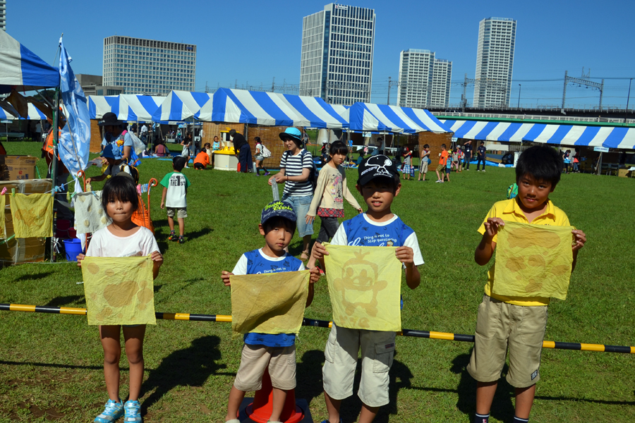 夏休み 多摩川教室