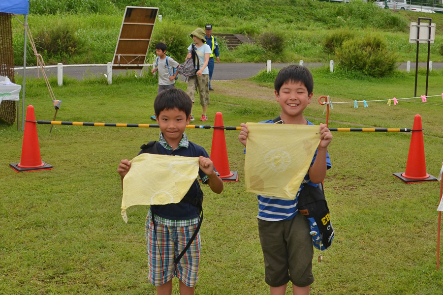 夏休み 多摩川教室