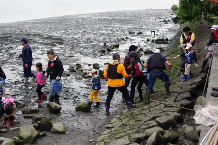 河口干潟観察会