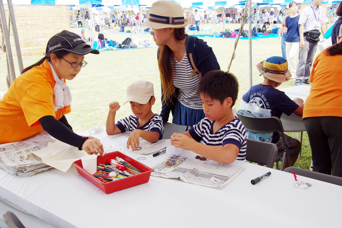 夏休み多摩川教室 草木染