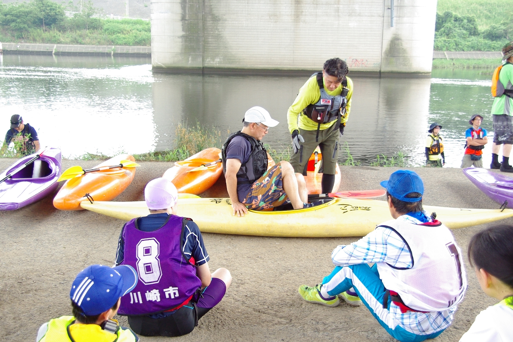 多摩川カヌー教室