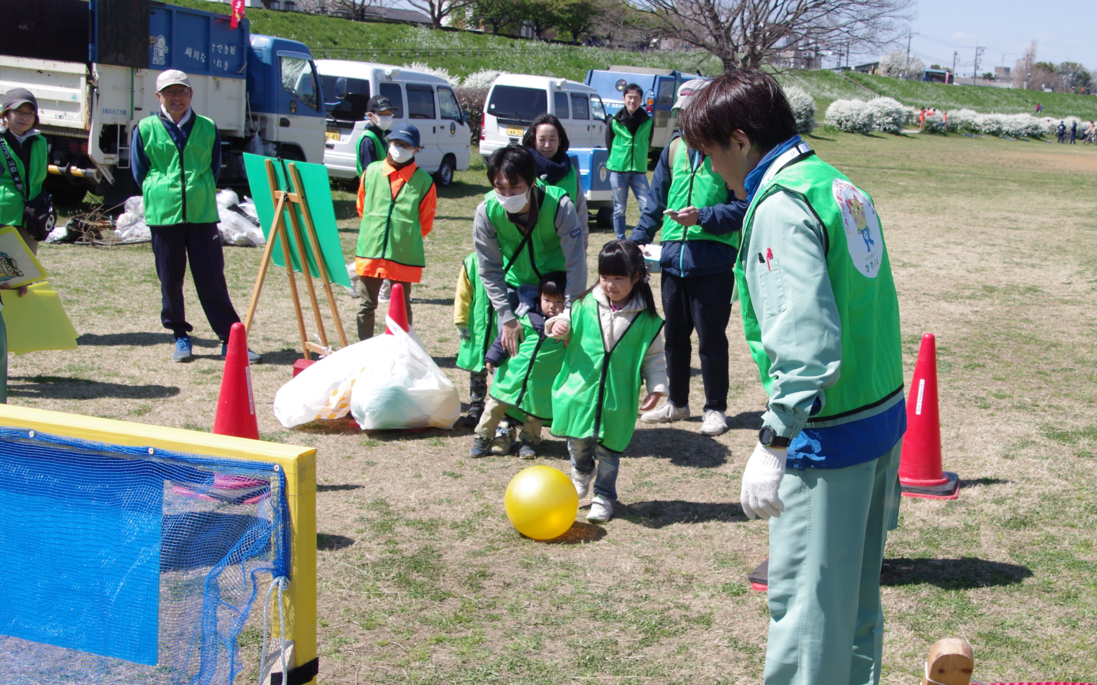 多摩川クリーンアップ・焼き芋大会