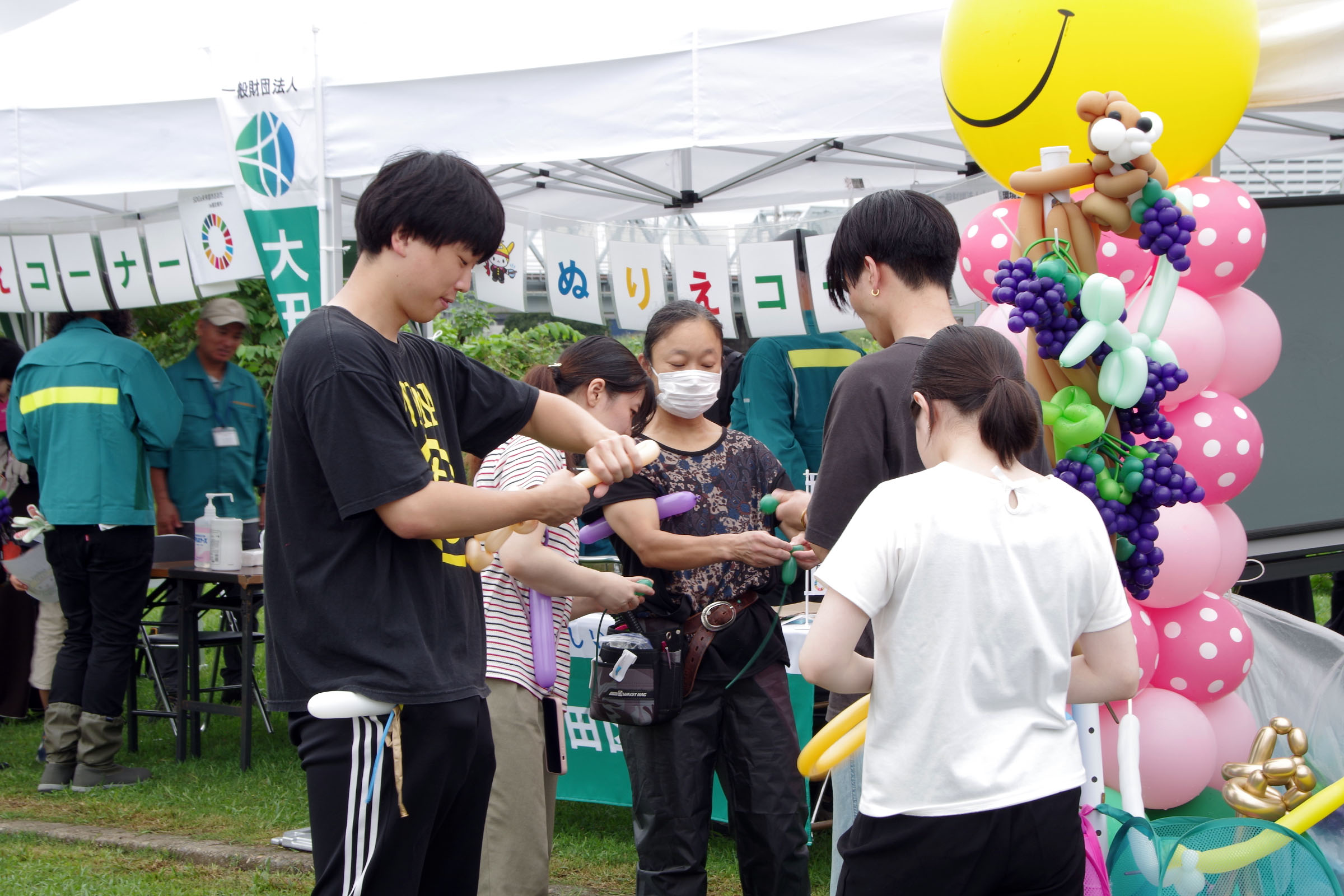 丸子の渡し祭り・多摩川で和むe体験