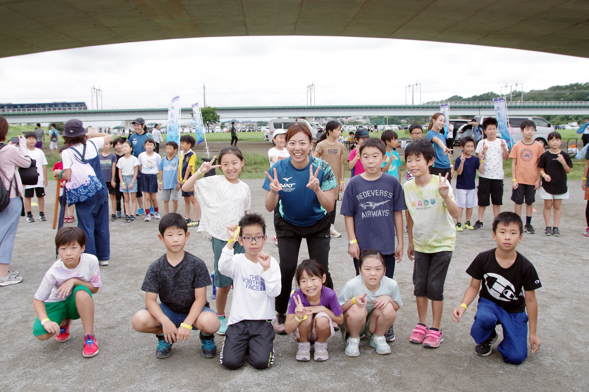 丸子の渡し祭り・多摩川で和むe体験