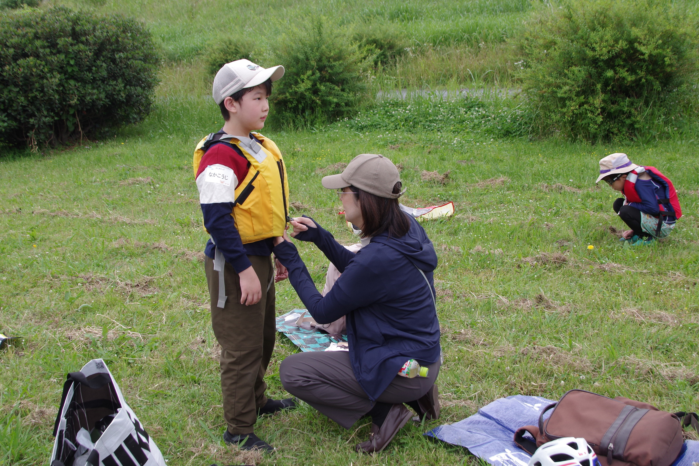 『川の生きもの観察会（ガサガサ）』