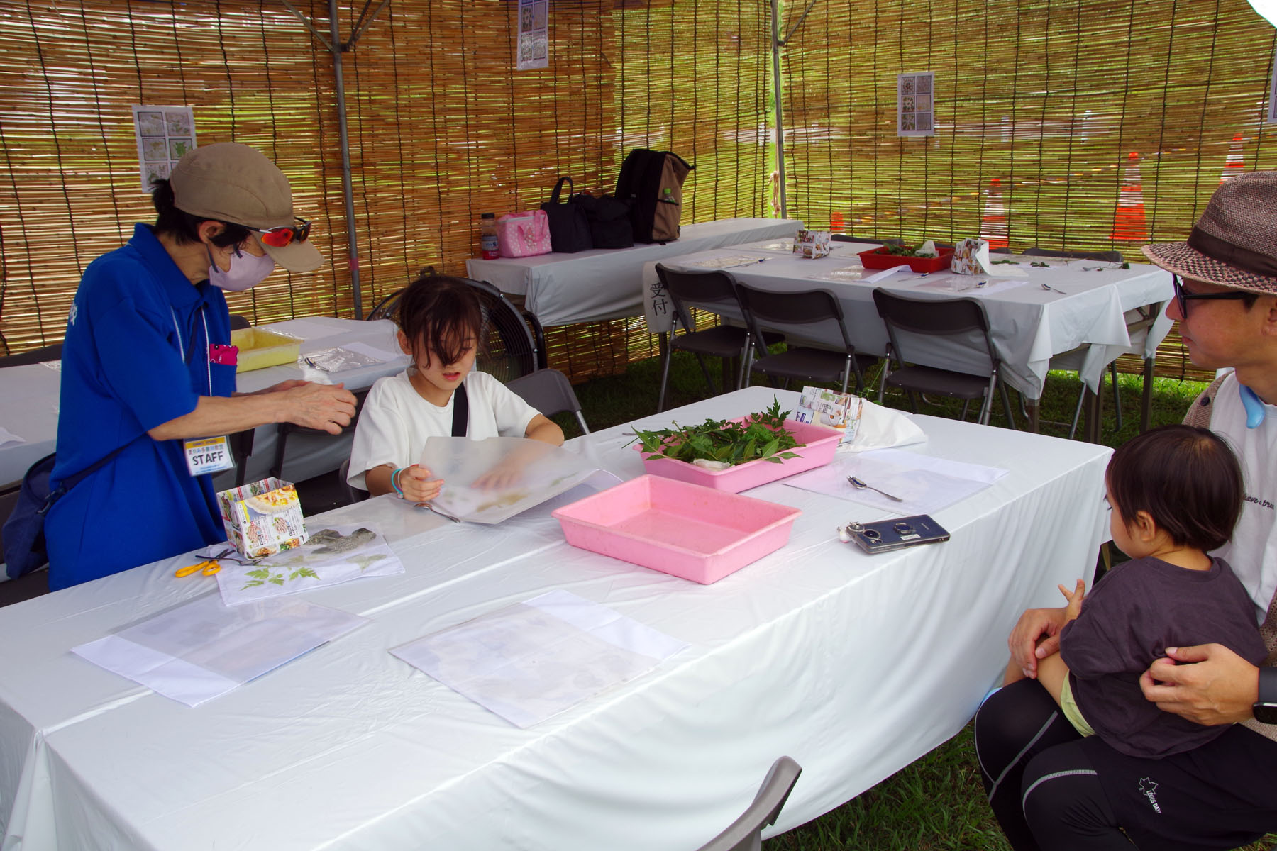 『夏休み 多摩川教室 草木染』