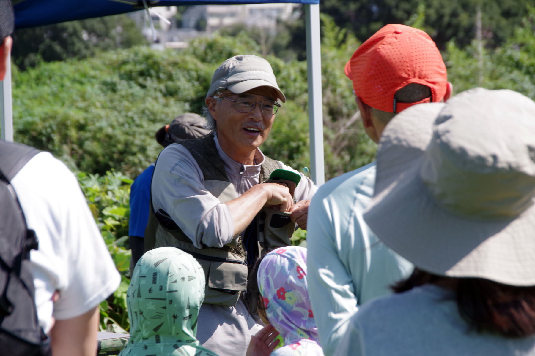 『川の生きもの観察会（ガサガサ）』