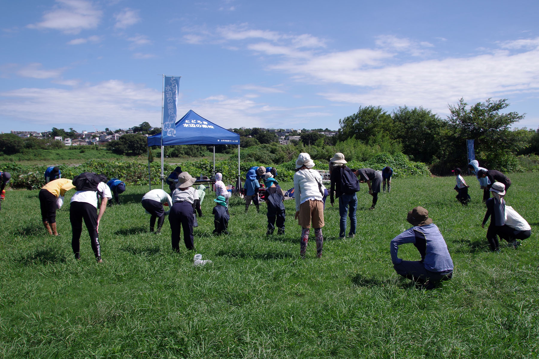『川の生きもの観察会（ガサガサ）』