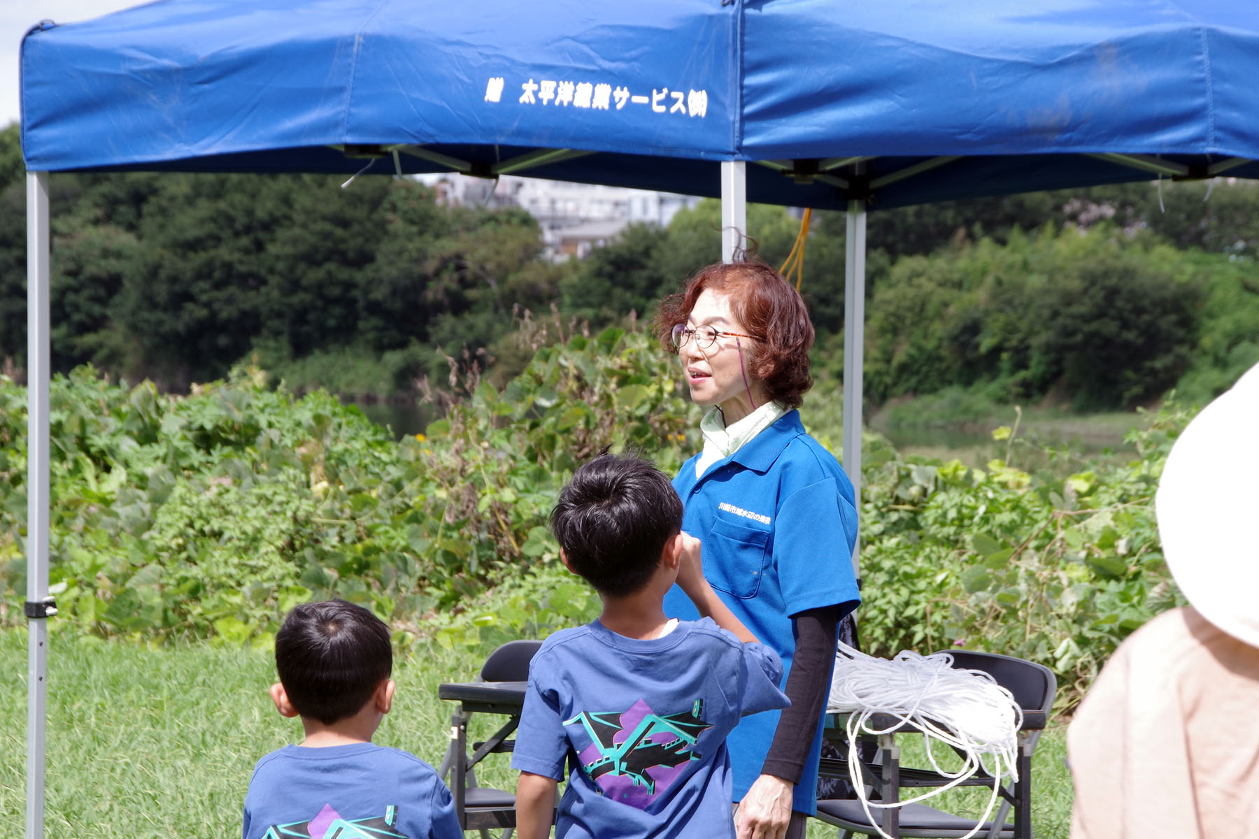 『川の生きもの観察会（ガサガサ）』