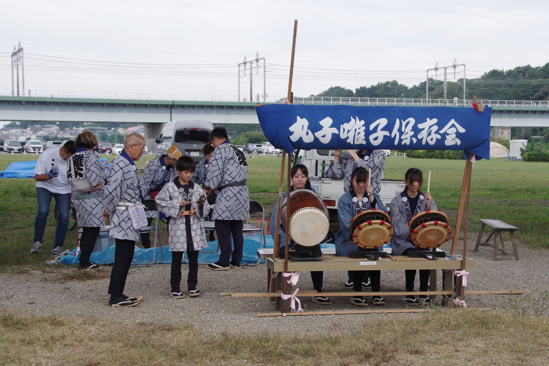 『丸子の渡しまつり』『多摩川で和むe（イー）体験』
