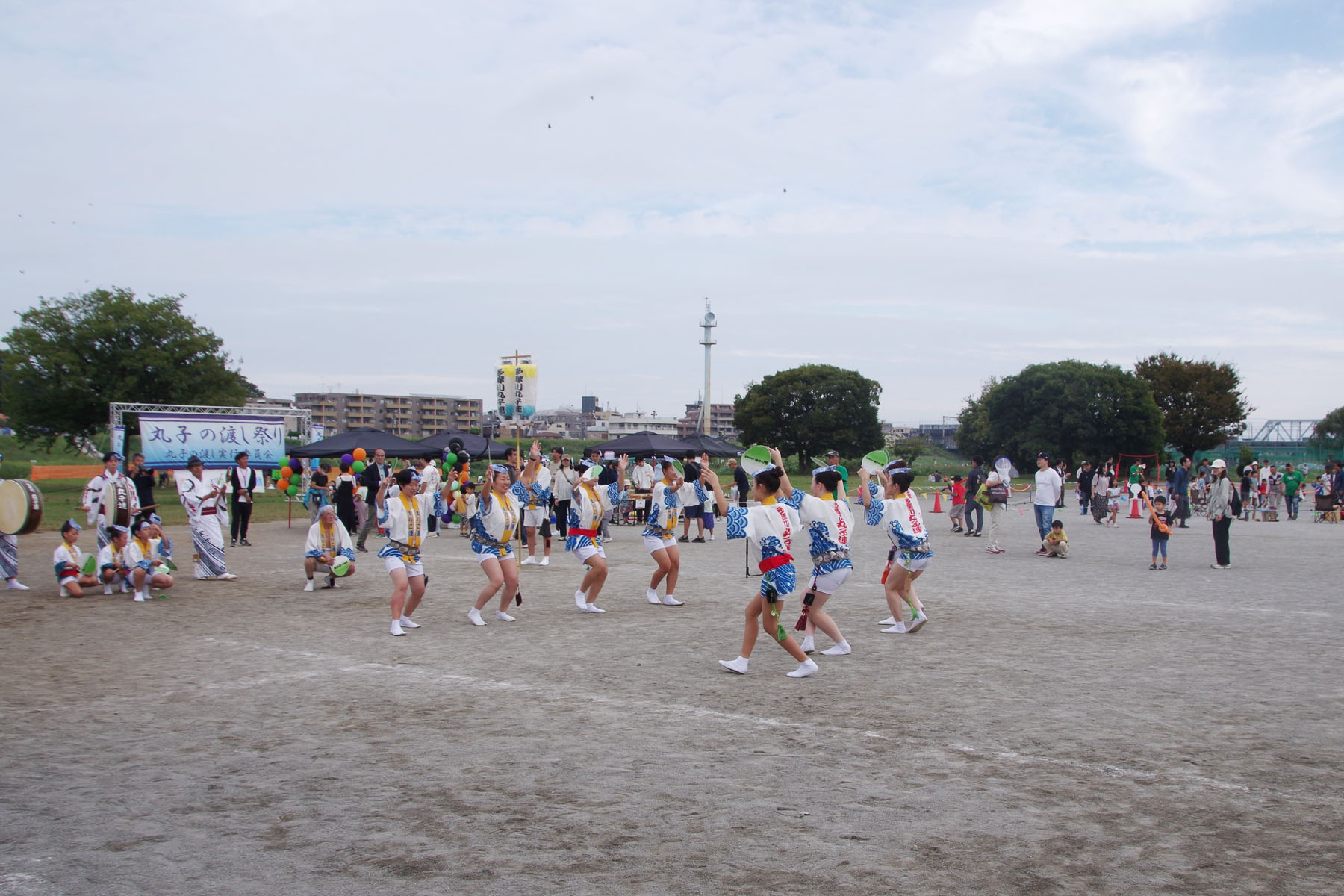 『丸子の渡しまつり』『多摩川で和むe（イー）体験』