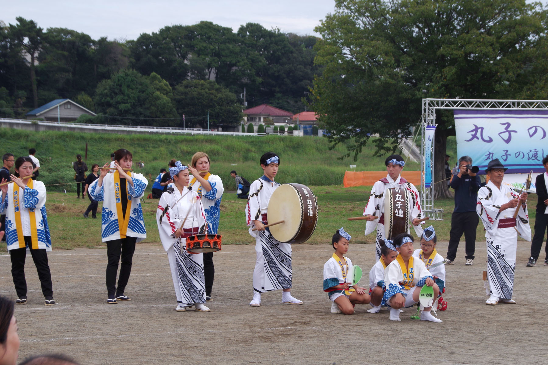 『丸子の渡しまつり』『多摩川で和むe（イー）体験』
