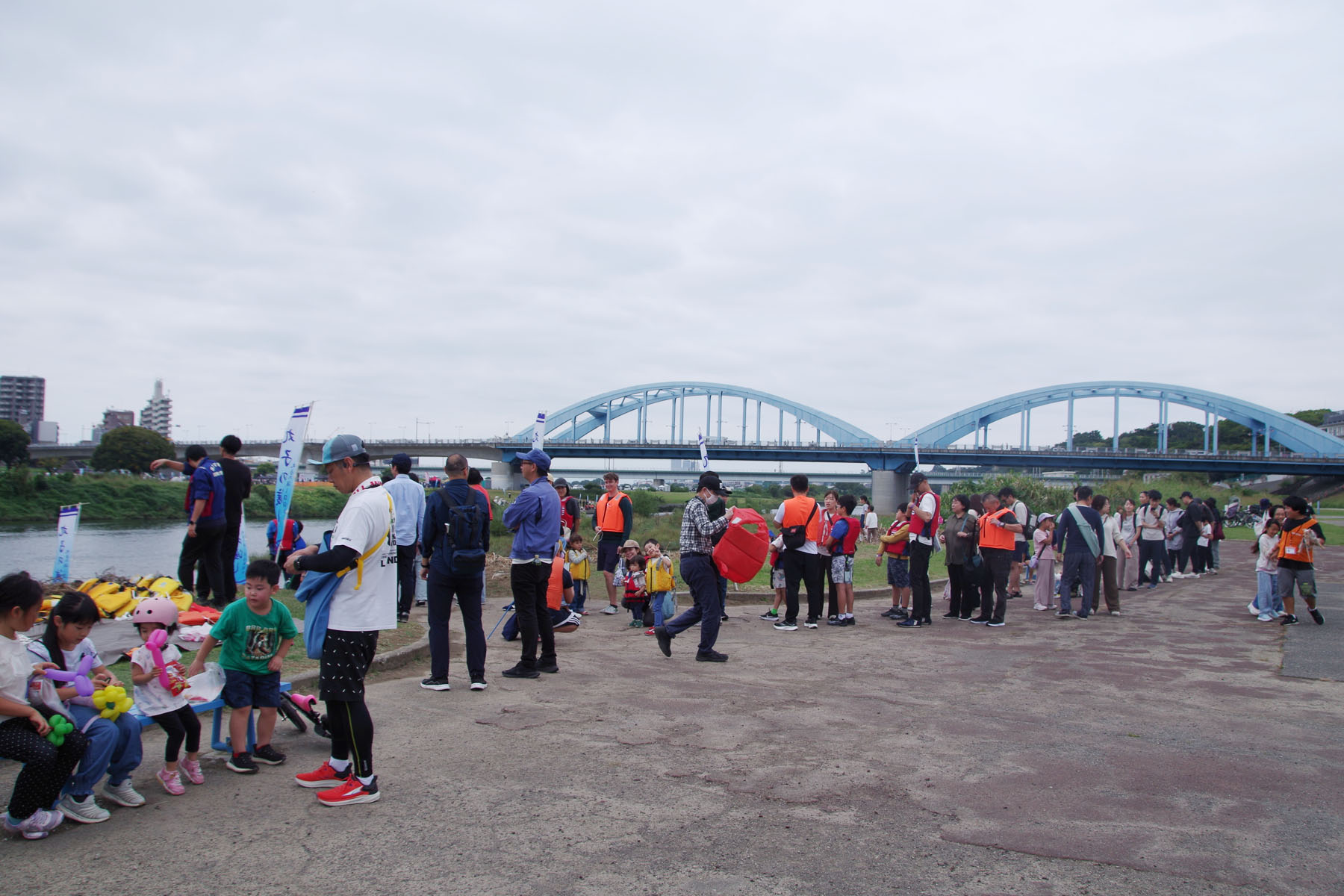 『丸子の渡しまつり』『多摩川で和むe（イー）体験』