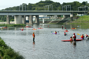 多摩川カヌー教室