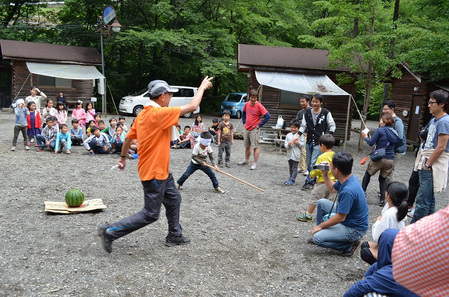 スイカ割り大会