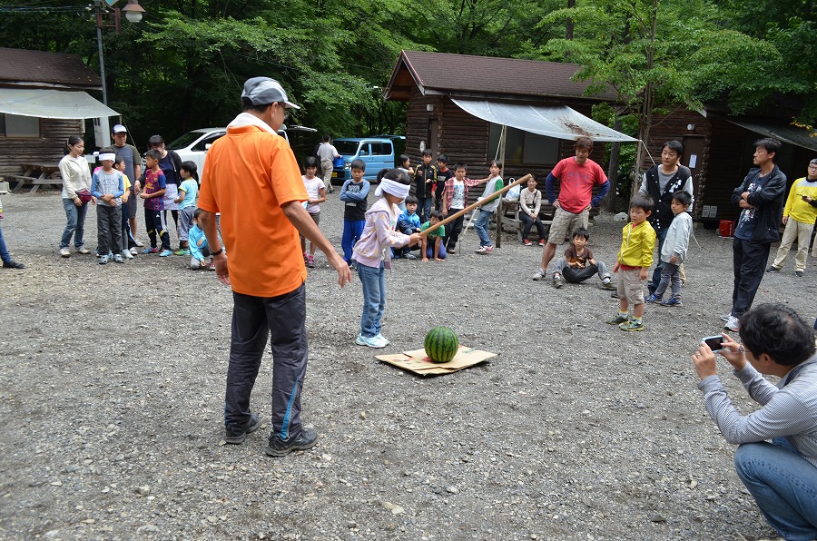 スイカ割り大会