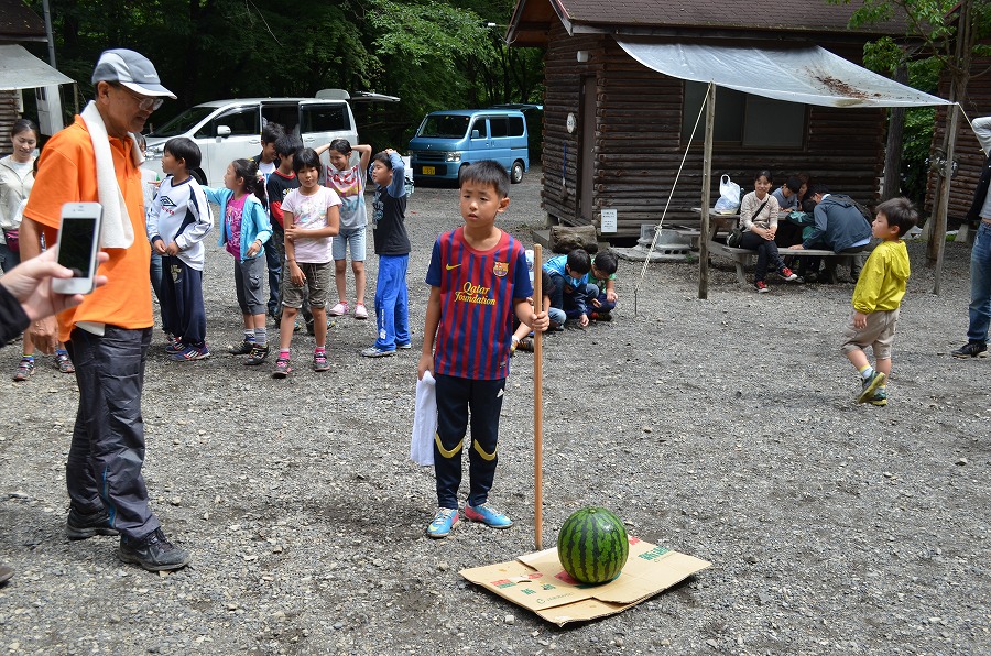 スイカ割り大会