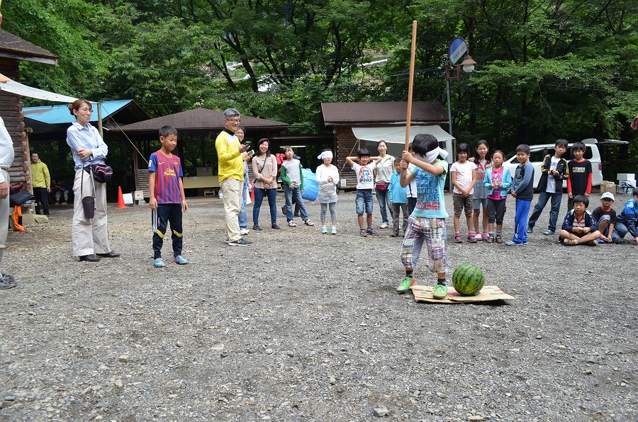 スイカ割り大会