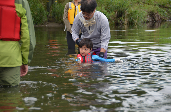 川の安全教室　～かっぱの川流れ～