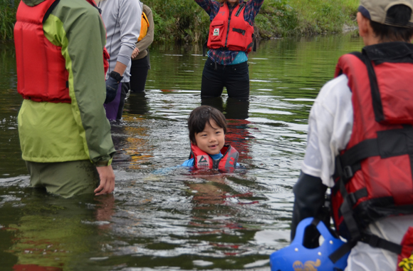 川の安全教室　～かっぱの川流れ～