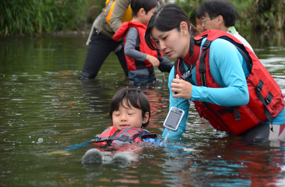 川の安全教室　～かっぱの川流れ～