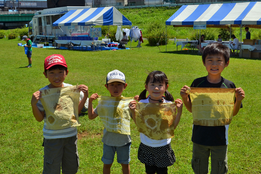 夏休み 多摩川教室