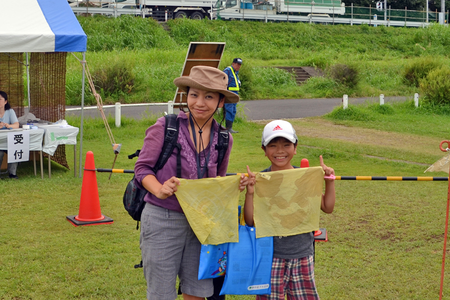 夏休み 多摩川教室