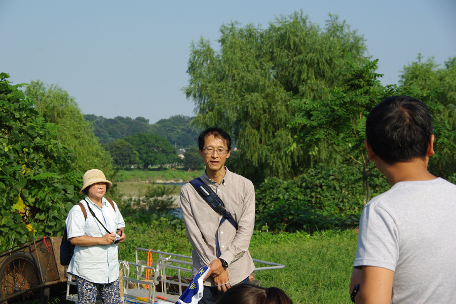 『多摩川の安全教室とカッパの川流れ』