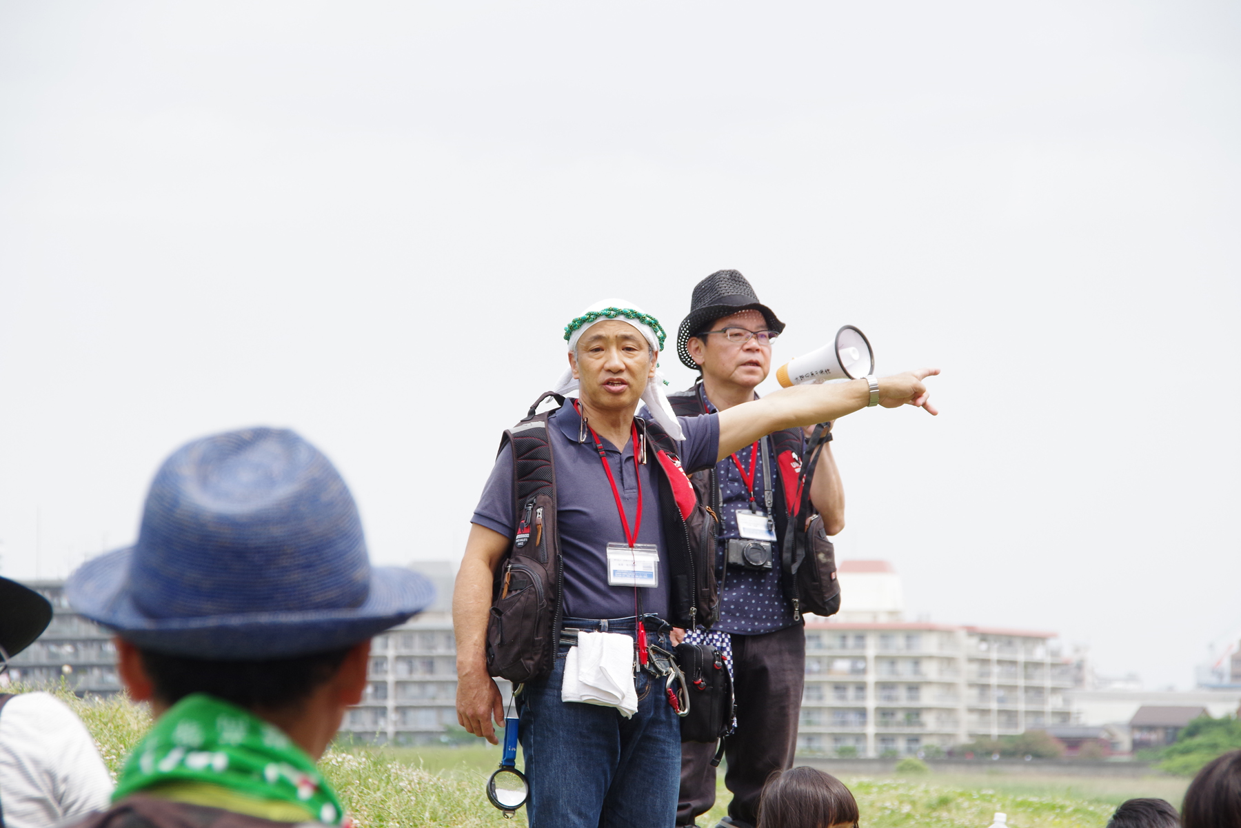 川の河口干潟観察会