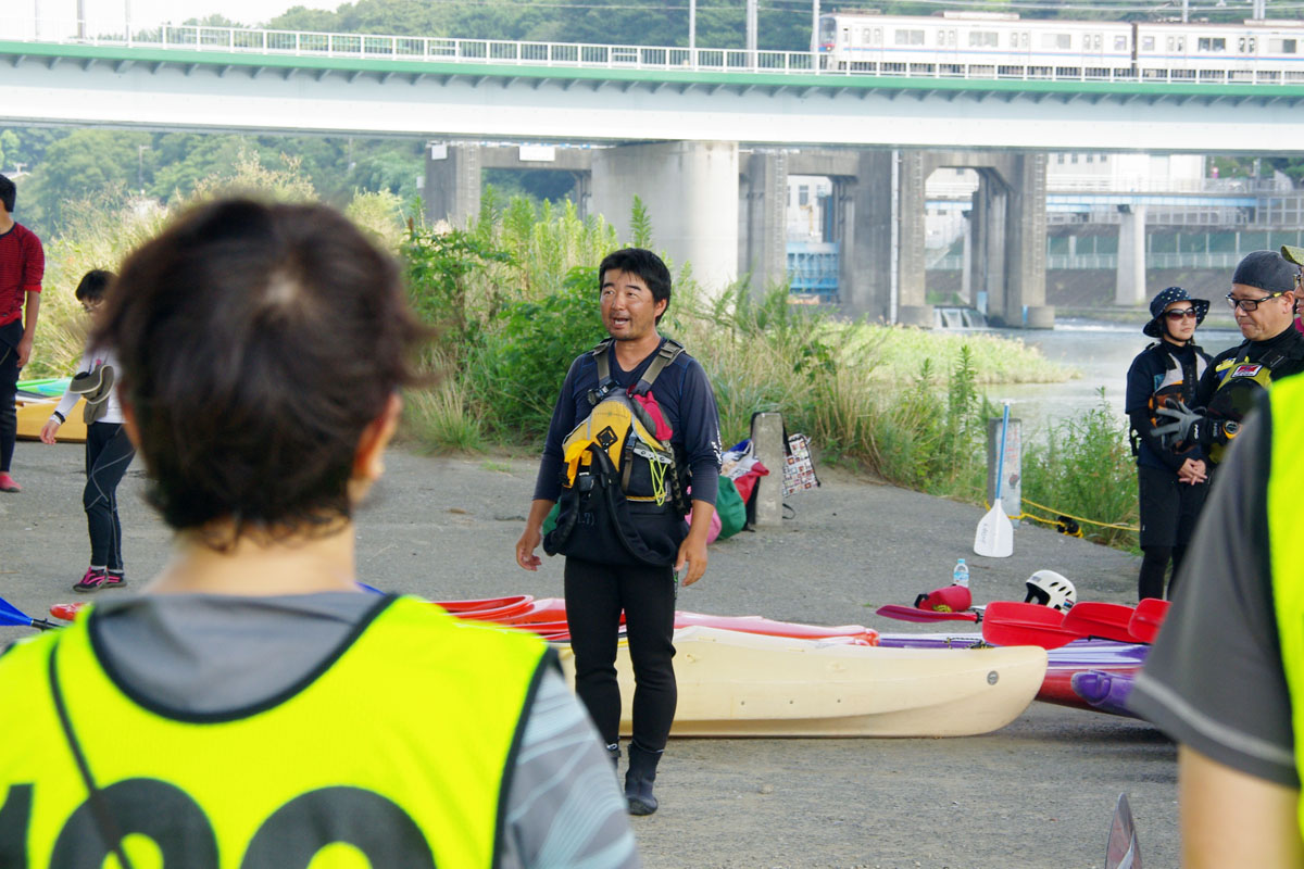 多摩川カヌー教室