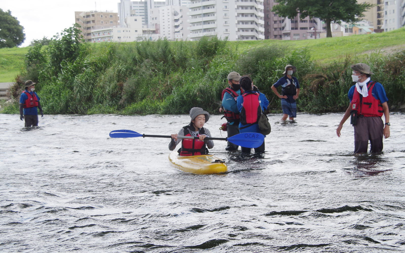 多摩川 カヌー教室