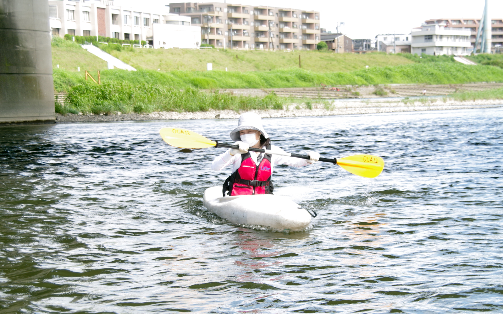 多摩川 カヌー教室