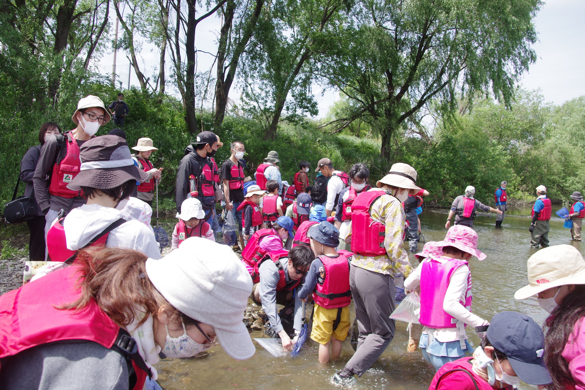 とどろき水辺 開校式 