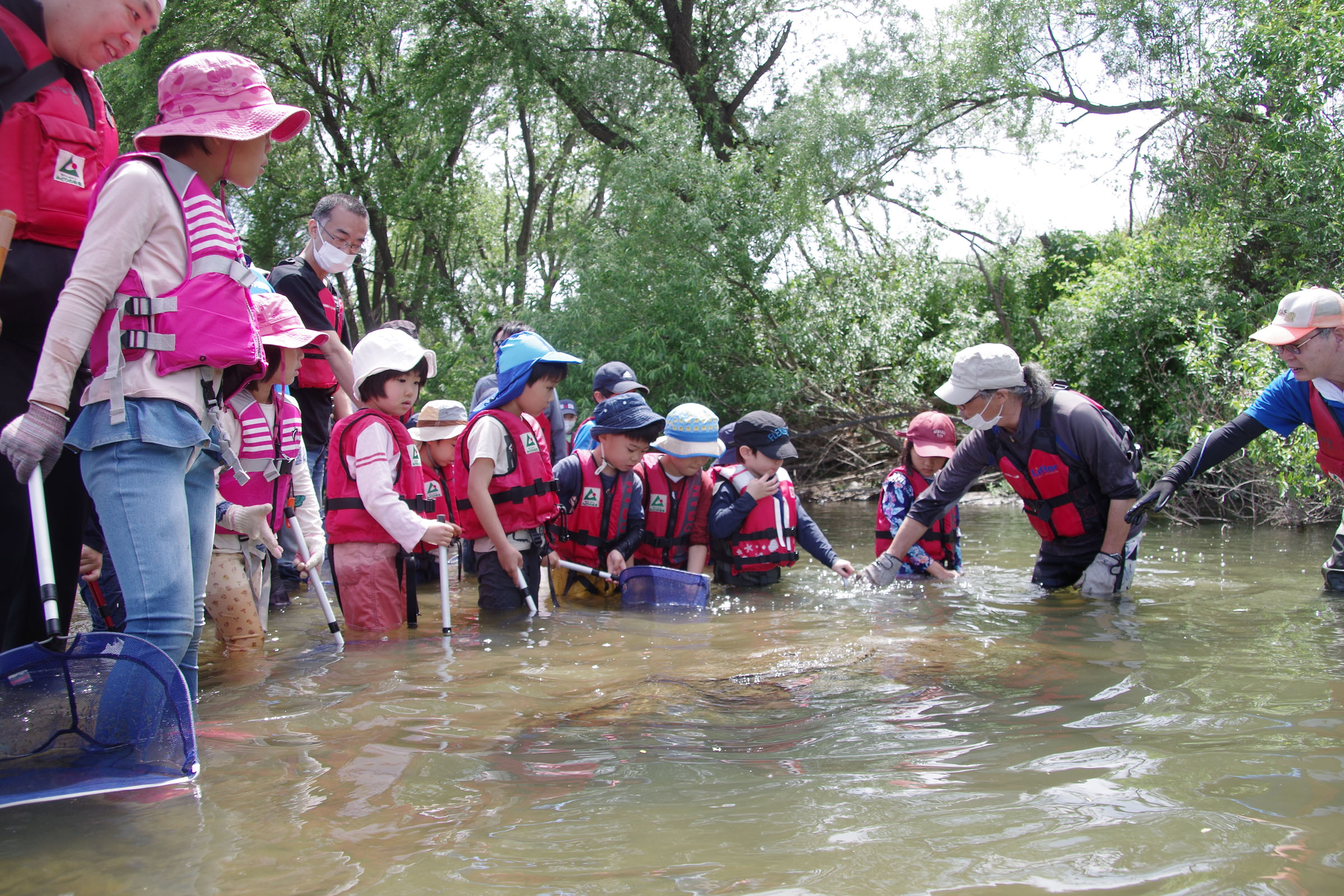 とどろき水辺 開校式 