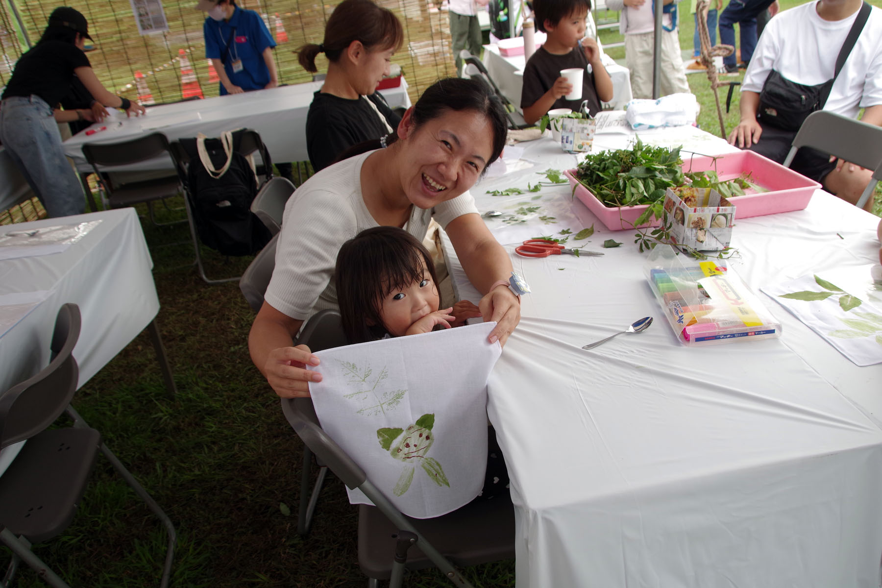 『夏休み 多摩川教室 草木染』