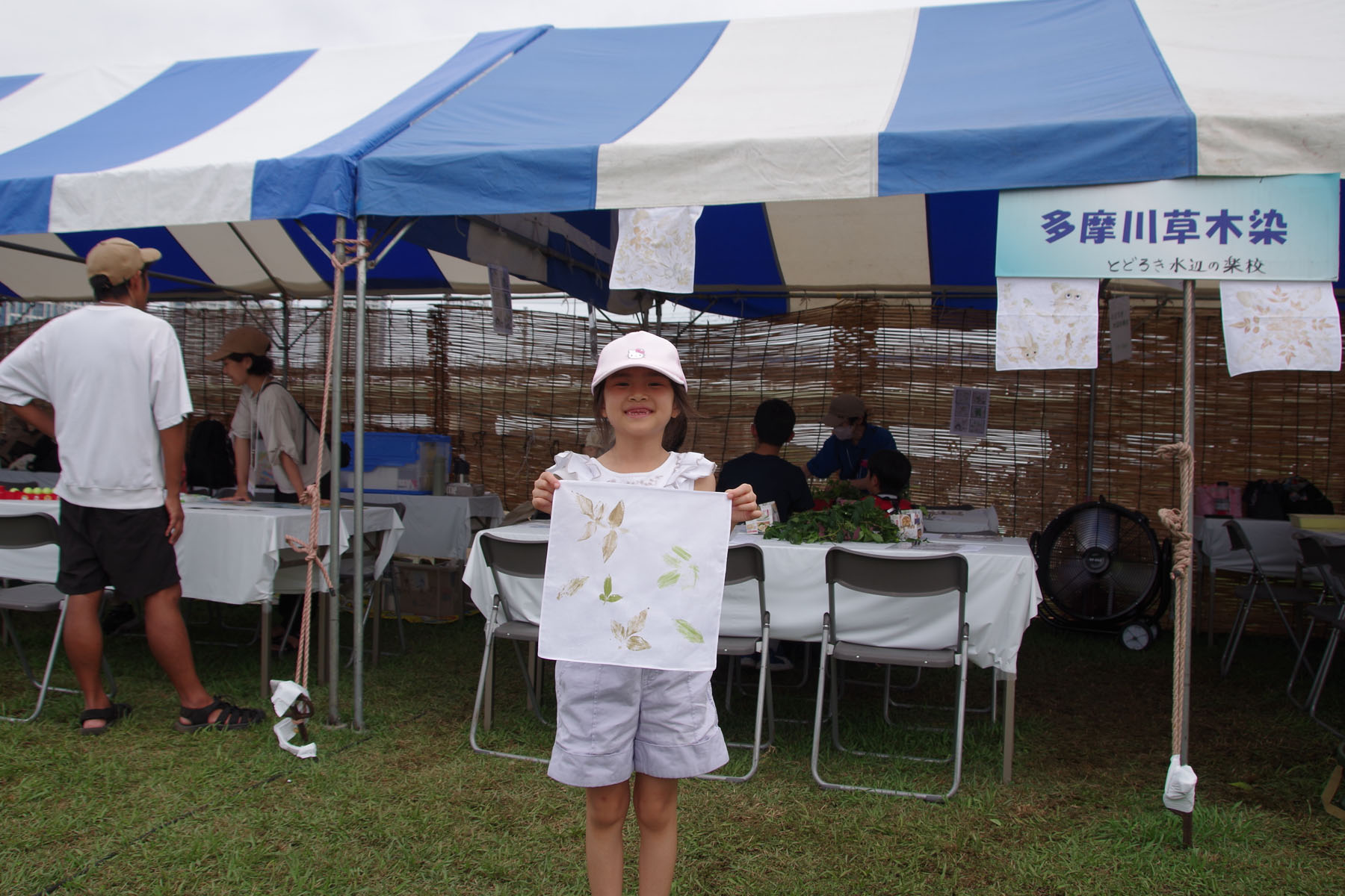 『夏休み 多摩川教室 草木染』