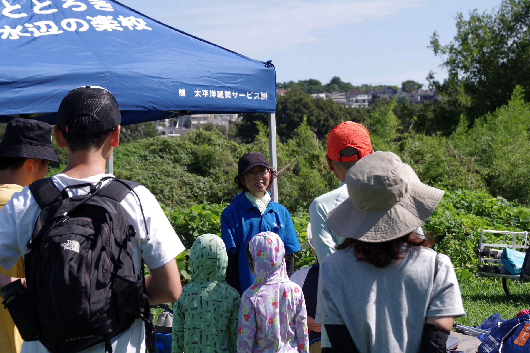 『川の生きもの観察会(ガサガサ)』